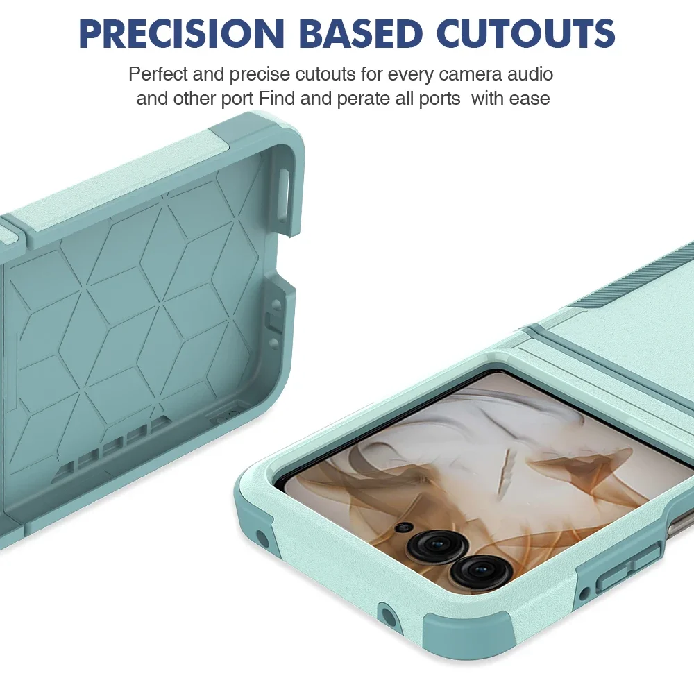 Luxury Armor Shockproof Silicone Protection Hard Phone Case for Motorola Moto Razr 50 Razr 2024 Cover Razr50 Razr2024 Hard Shell