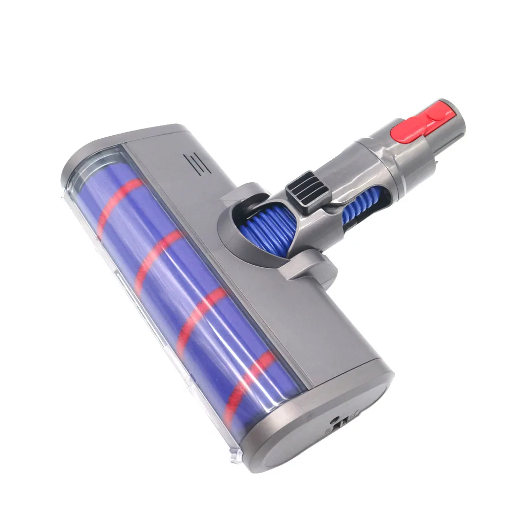 Motorized Floor Brush Head Tool for Dyson V6 V7 V8 V10 V11 Vacuum Cleaner Soft Sweeper Roller Head Floor Brush