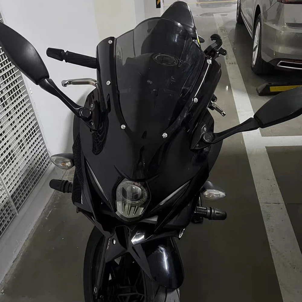 GSXR 250 Windscreen For Suzuki GSX-250R GSXR250 2017-2021 2022 2023 2024 GSX250R Windshield Front Upper Nose Fairing Deflector view 4