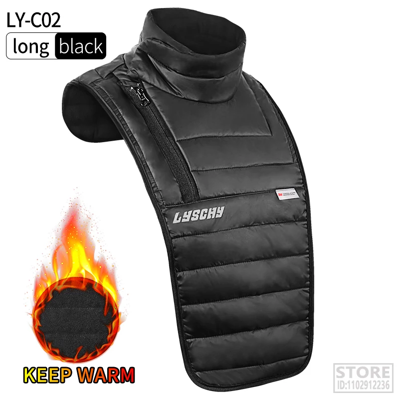 LYSCHY Winter Scarf Balaclava Extended Motorcycle Ski Neck Men Moto Mask Motocross  Warm   Stomach Protection