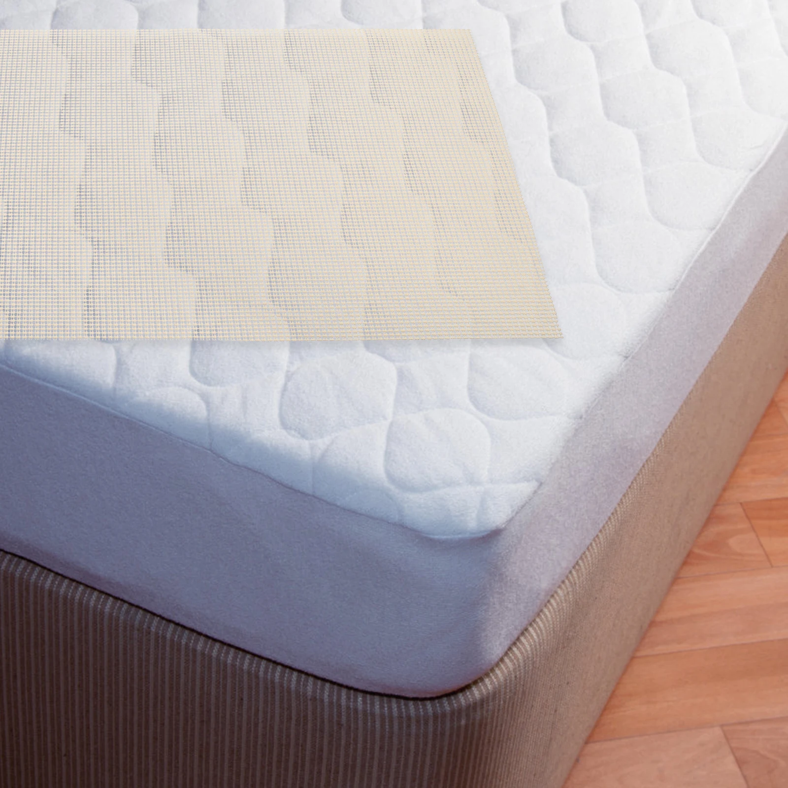 

Multipurpose Non Slip Pad Khaki Silica Gel Floor Cushion Sofa Anti Slip Bath Bedroom Living Room Mattress Spacer