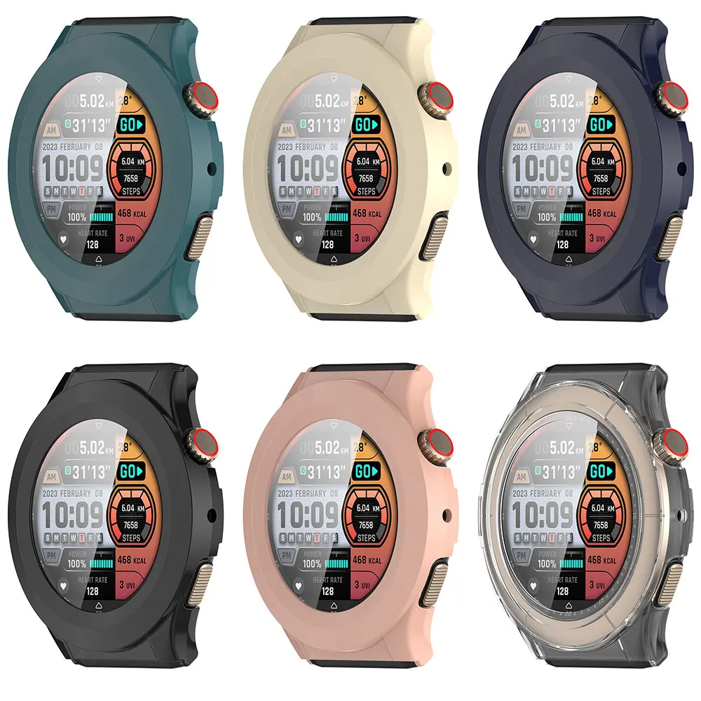 Tempered Glass Case For Amazfit Cheetah Pro Full Screen Protector Bumper Shell Cover For Amazfit Cheetah Round Watch Accessories
