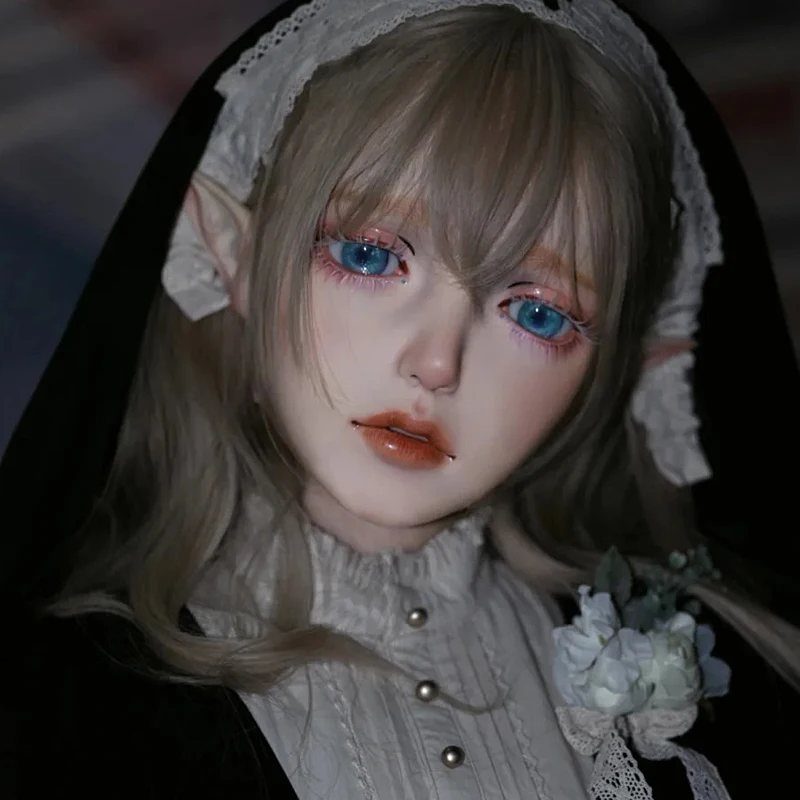 

BJD Resin Half Head/Full Head Masks Kigurumi Eyes Crossdress Cosplay Japanese Anime Unisex Masks Eyes And Wig