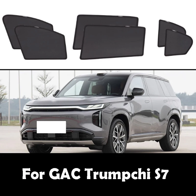 

For GAC Trumpchi S7 2025 2026 Car Sunshade Sun Protection Heat Insulation Magnetic Car Screen Window