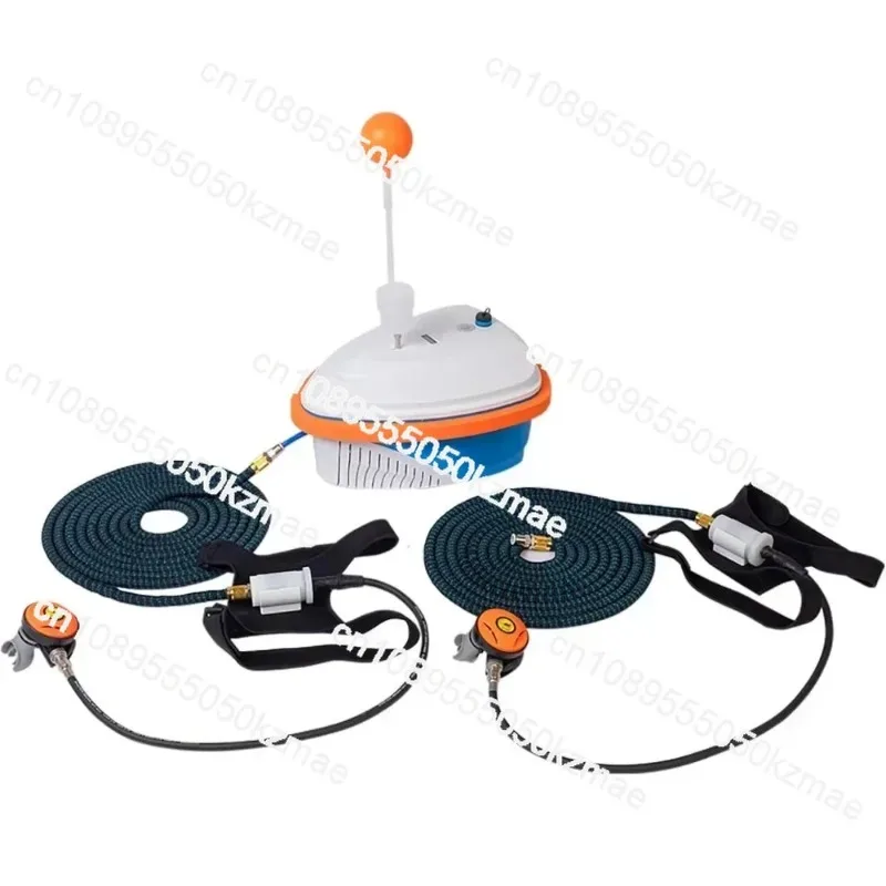 2024 New Portable Diving Ventilator for Dual Users Underwater Scuba Diving Equipment 7-10 Hours Endurance 15 Meters Depth for Fi