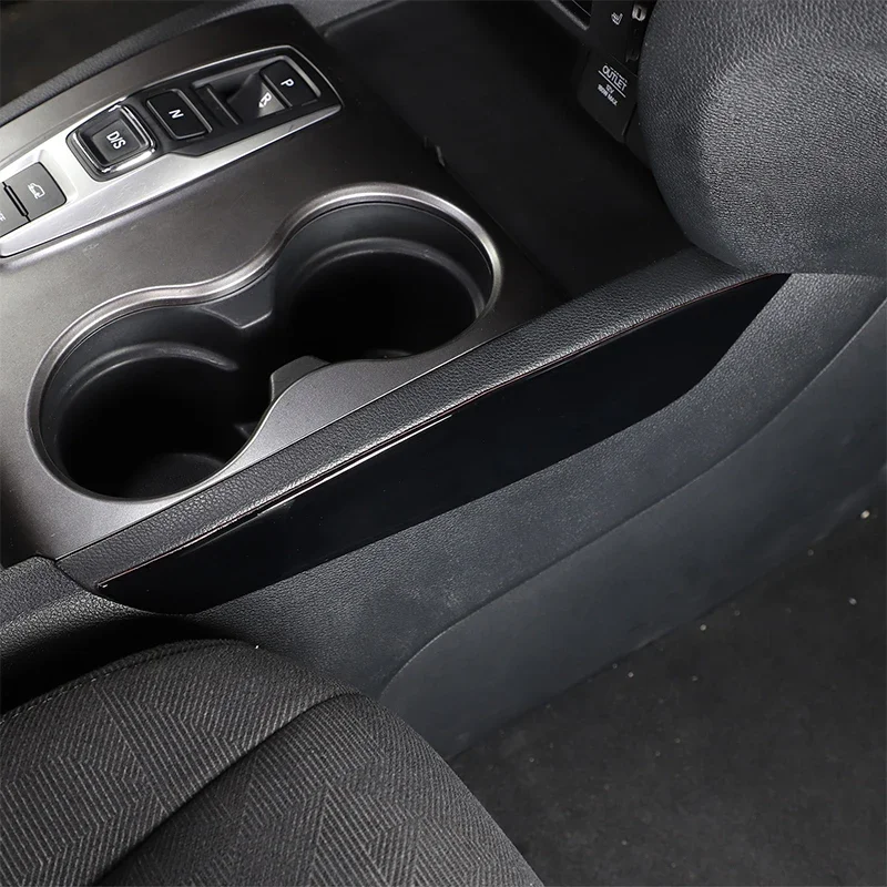 

Для Honda Pilot 2015-2022 ПВХ черный автомобильный центр управления переключением передач обе стороны крышка панели отделка наклейка аксессуары для салона автомобиля