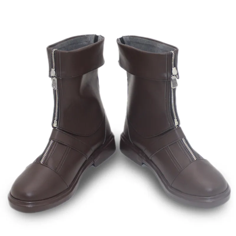Game FF Cloud Strife Custom Made Cosplay Shoes Boots Halloween Party