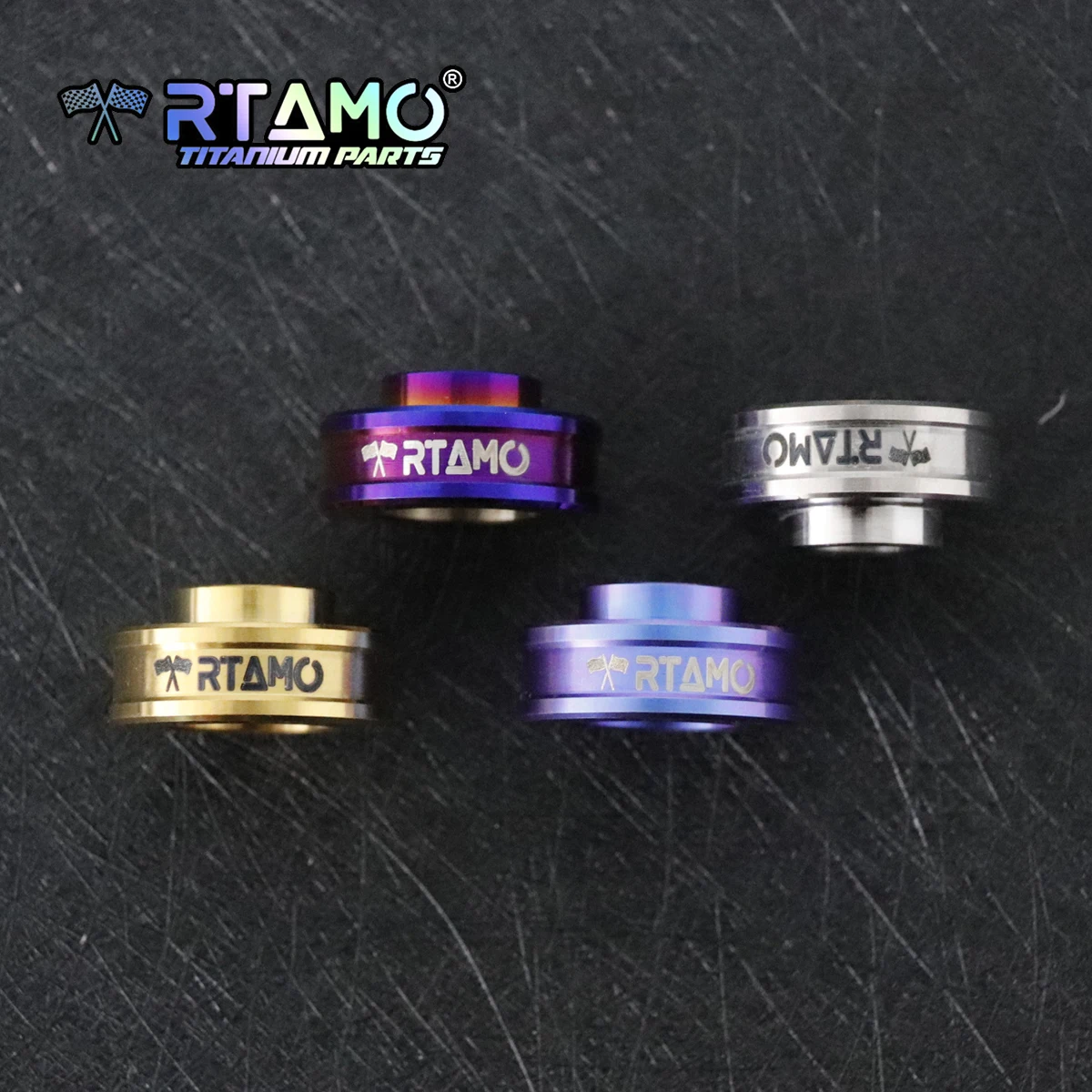 RTAMO Titanium Washer for Brembo M50 M50S GP4-RS GP4-RX M4 M4.34 M4.32 Brake Caliper Gasket Shim 108 lock-points