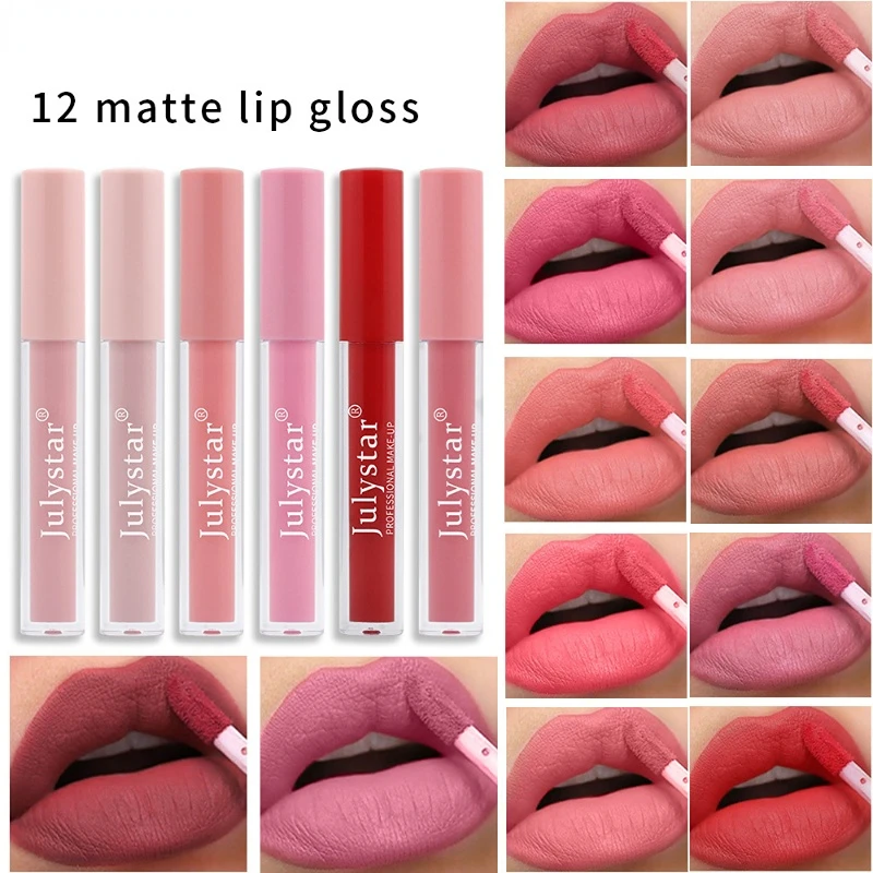 Son Bóng Dưỡng Môi Bền Matte Mực Lip Scrub Nữ Trang Điểm Cô Gái Mỹ Phẩm Xẻ Làm Đẹp Môi Phát Sáng Tinh Dầu Làm Nên son Bám Bẩn