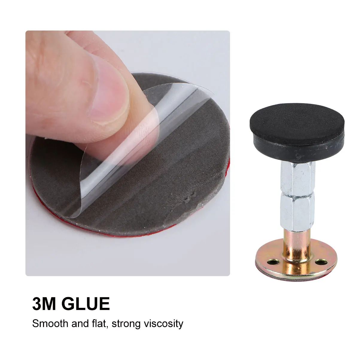 

4pcs Anti-Collision Fixer Metal Sturdy Home Supplies Adjustable Wall Stabilizer Anti-Slip Tool For Bed Sofa Chair Kitchen Table