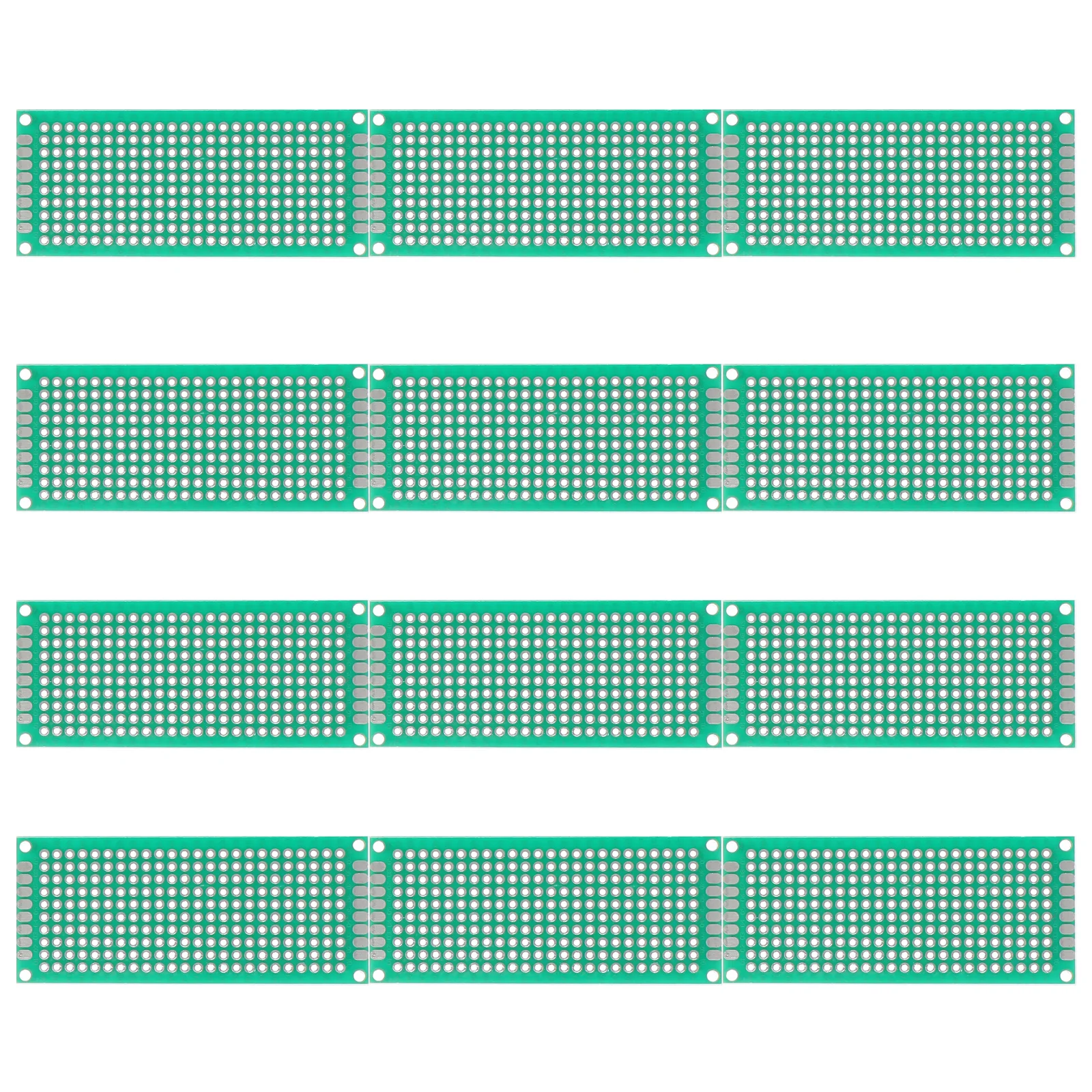 

12pcs Universal Circuit Board Thick Durable Breadboard For Prototyping Experiment Electrical Components Circuit Supplies Joint