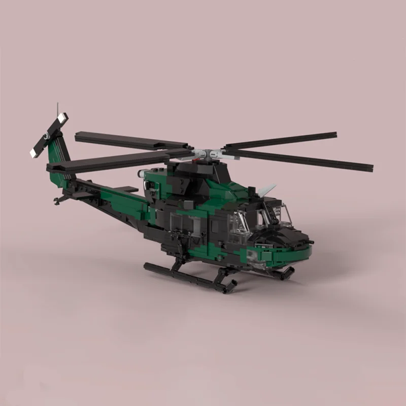 768PCS MOC Creative Model Ch 146 Canadian Multirole Helicopter DIY Assembly Building Blocks Display Birthday Gift Collectible