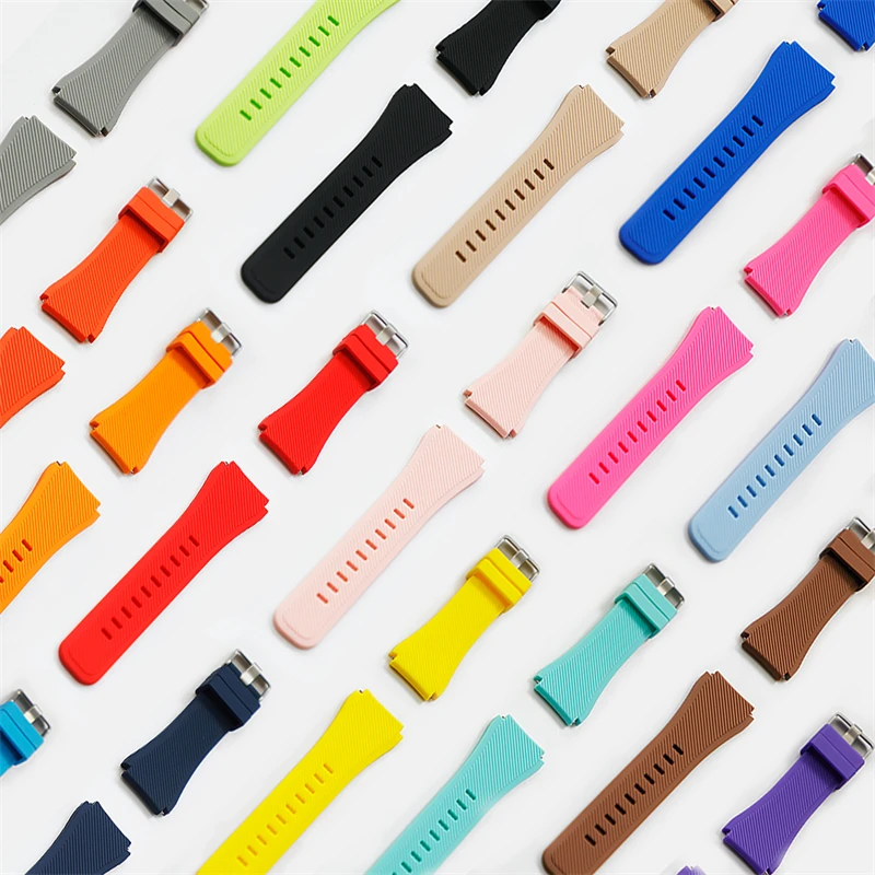 22mm Sport Silikon Band Für Garmin Forerunner 255 265 970 965 745 570 47mm Armband Armband für Garmin Venu 2 3/Vivoactive 4 Cor – Detail 9