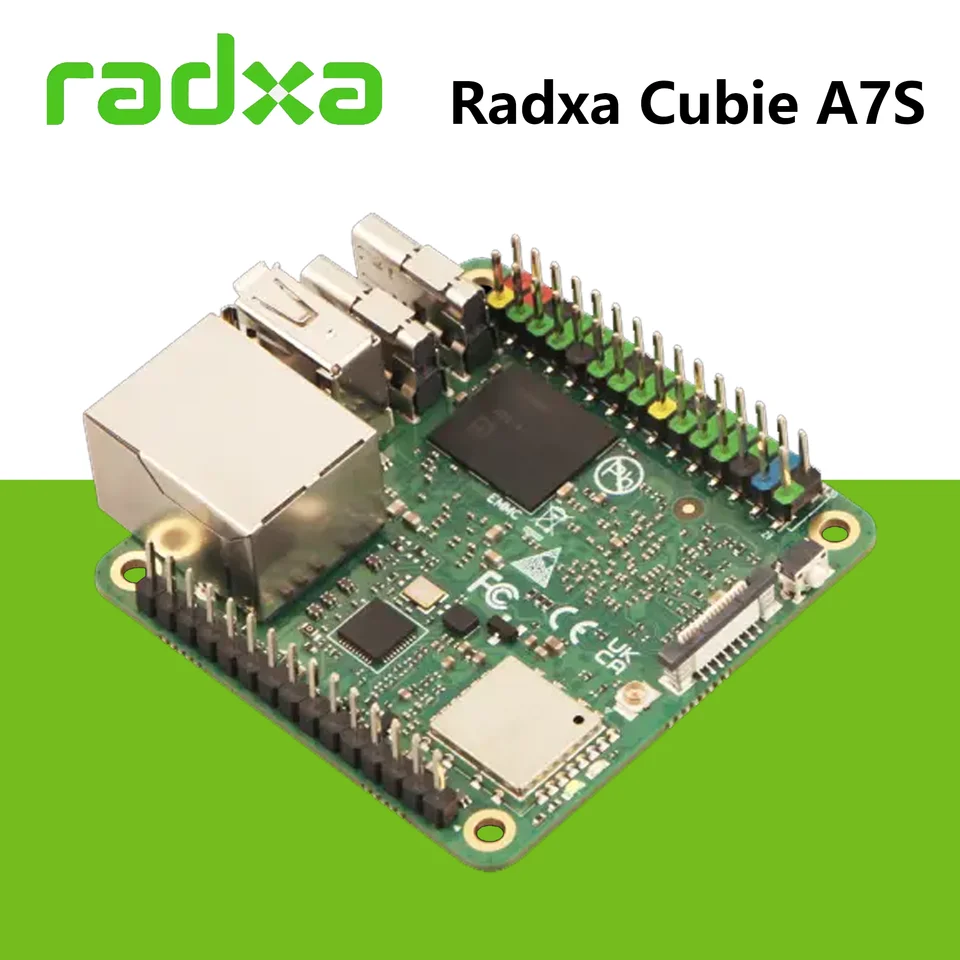 Radxa Cubie A7S Single Board Computer Allwinner A733 Octa-Core Soc