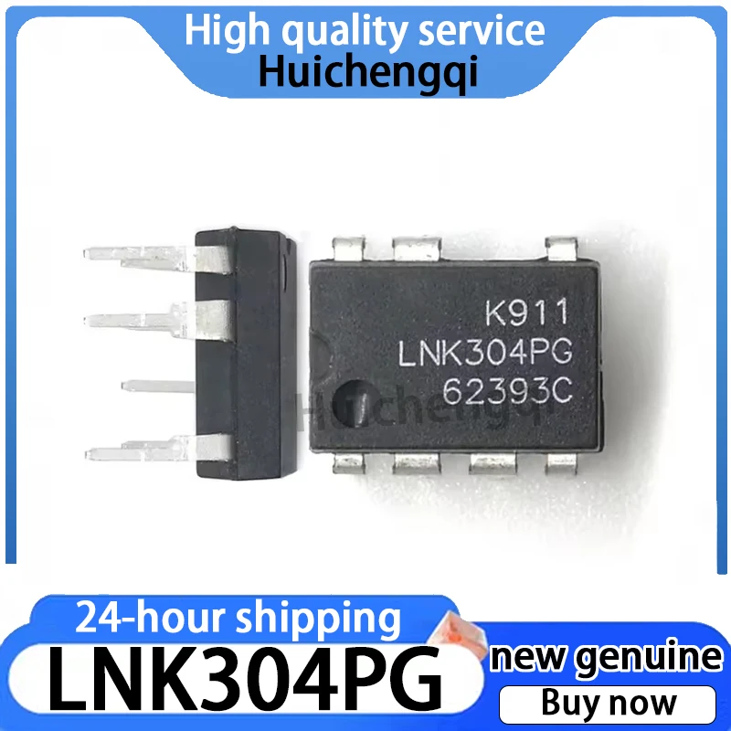 5PCS Original Genuine LNK304PG LNK304 DIP7 Plug-in 7-pin LED Power Chip