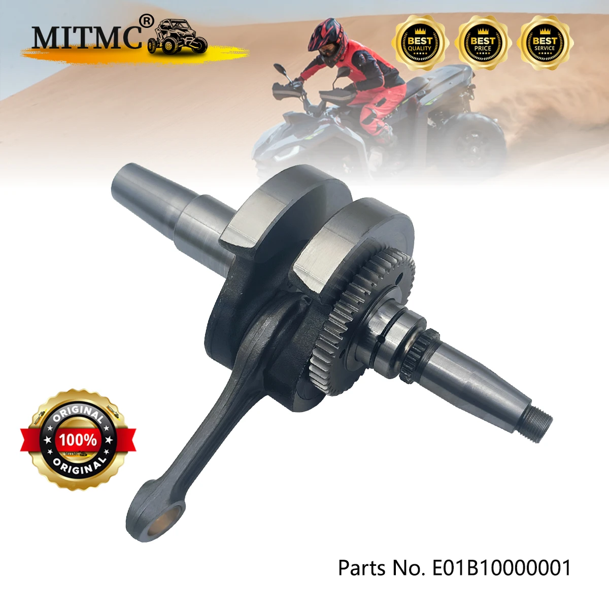 

Cranksahft Assy For SGW 570 SW-E01B10000001 SNARLER AT6L SNARLER AT6S ATV Parts NO. E01B10000001