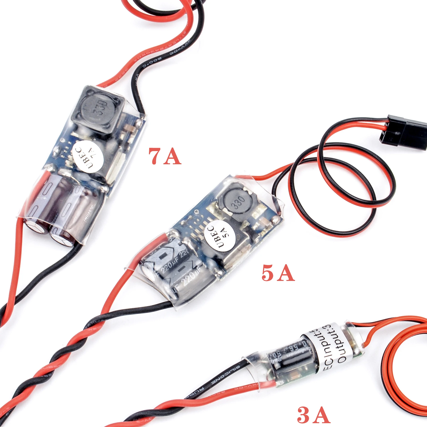 FPV RC 5V / 3A/5A/7A/15A UBEC BEC 5V 3A 5A 7A 15A BEC mit geringstem HF-Rauschen, vollständiger Abschirmung und Störschutz-Schaltregler – Detail 1