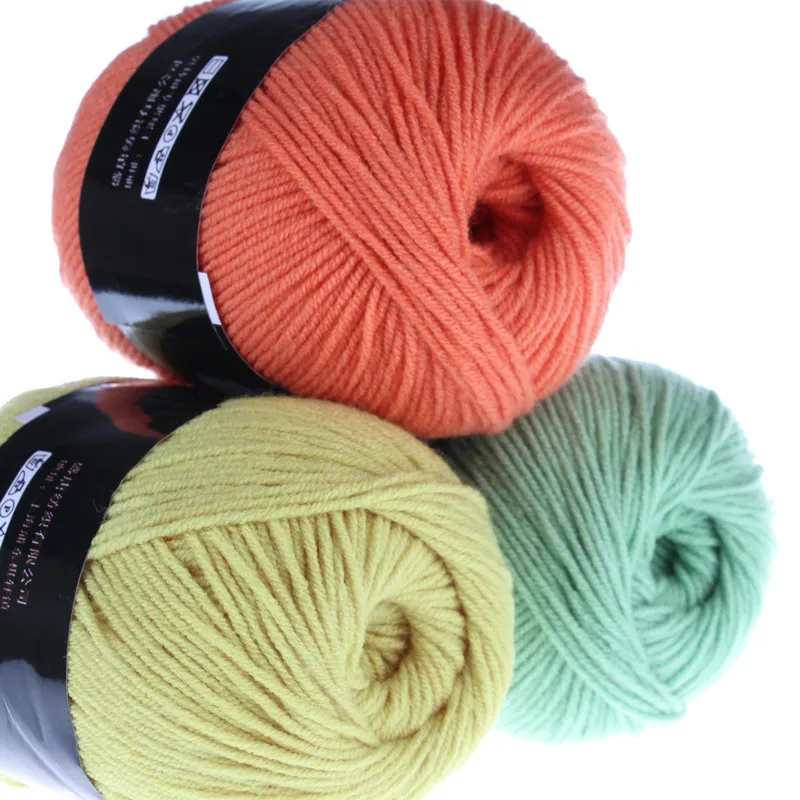 

10Pcs 500g 3 Strands Milk Cotton Yarn Knitting Thread for DIY Shoes,Doll, Blanket, Baby Children's Sweater