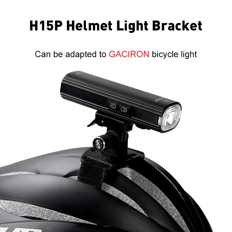 Bicycle Headlight Holder Helmet Light Bracket Gopro Adapter Headlight Wire Switch Ultra-Light Quick Mount Bike Front Light Stand