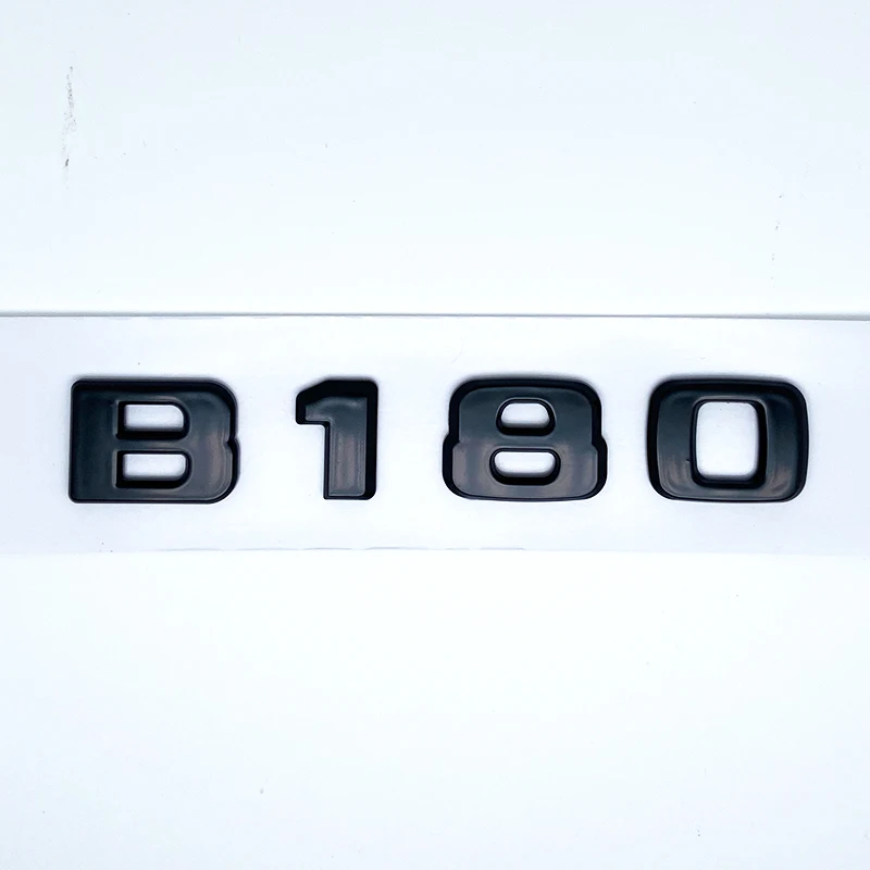 رسائل ثلاثية الأبعاد B180 B200 B220 B250 B260 B200d 4Matic ABS شعار لبنز B W246 W247 W242 سيارة الجذع الخلفي لاصق الشعار