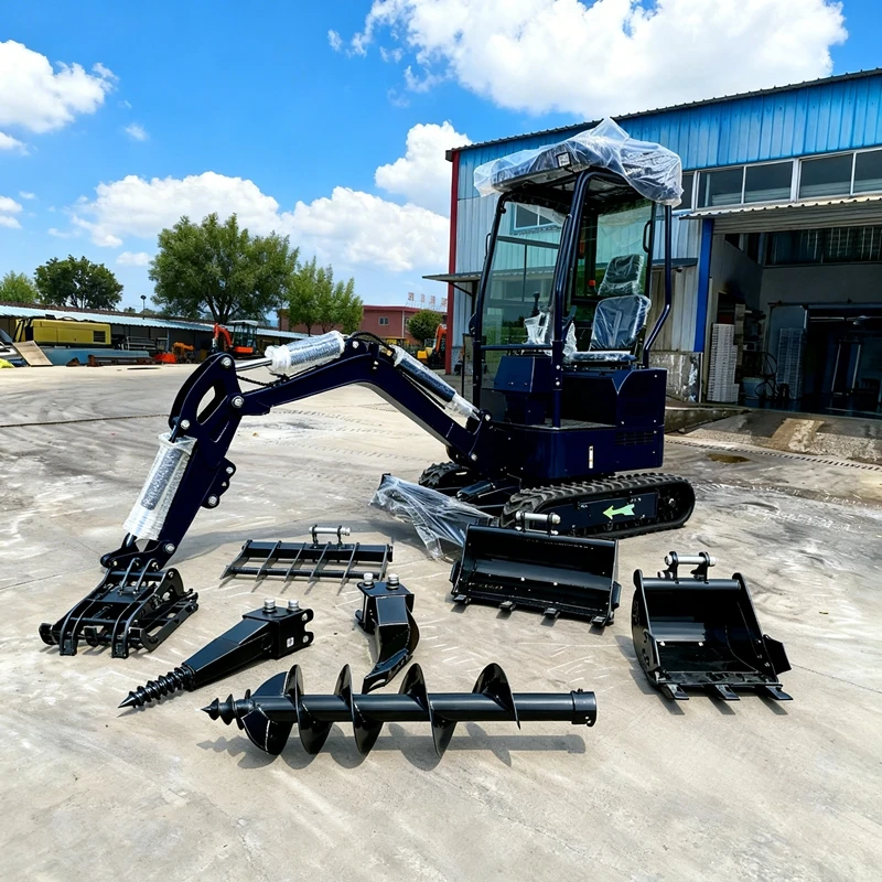 

1.0Ton Mini Excavator Diesel YANMAR EPA CE Europe Construction Mini Digger Excavators Mini