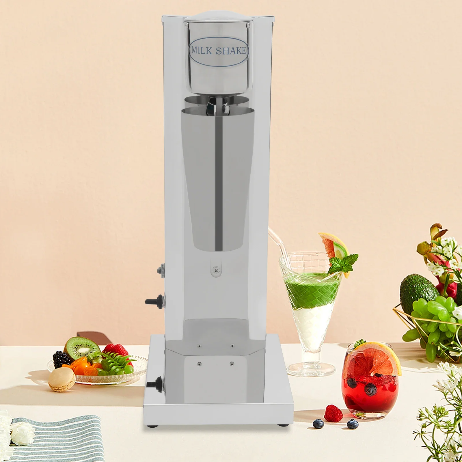 

280W 800ML Commercial Milk Shake Machine Stainless Steel Milkshaker 18000rpm Milk Cream Mixer for Coffee Shop Bar