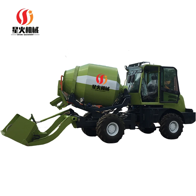 Drum Concrete Truck 3.5 Cubic Meter Mobile Portable Self Load Concrete Mixer Compact Self Loading Concrete Mixer Truck Price