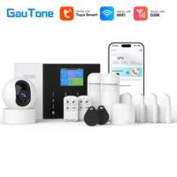 WIFI GSM Alarm System Tuya Smart Life APP Home Smart Security Protection Wireless Security Alarm House System with ALexa