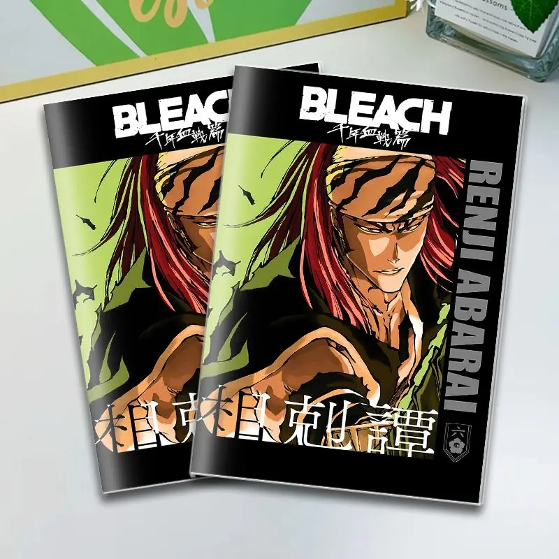 بليتش ألف عام حرب الدم أنيمي شخصية ثنائية الأبعاد دفتر A5 صفحات فارغة مع كم مجلة الطالب هدية عيد ميلاد #5
