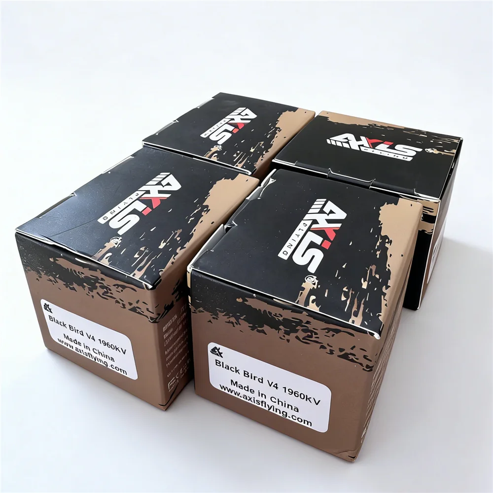 

AxisFlying Black Bird V4 2307.3 Brushless Motor, 1960/2060KV, 6S, 34.74g, High Thrust for 5 Inch FPV Drone