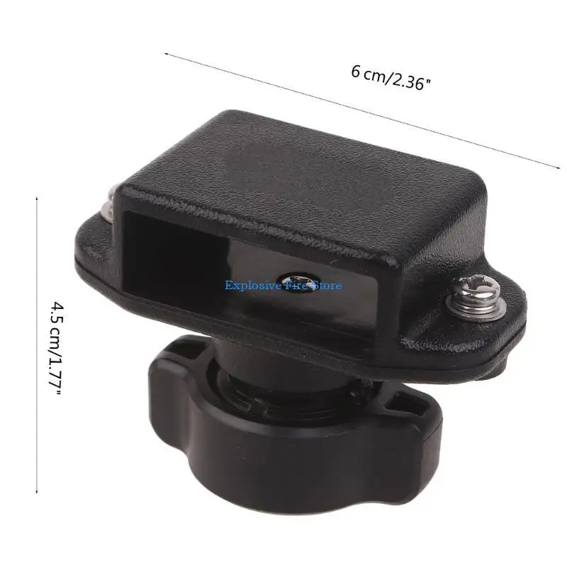 C4DB Suction Cup Holder Versatile Mount for Walkie Talkies for Communication Devices