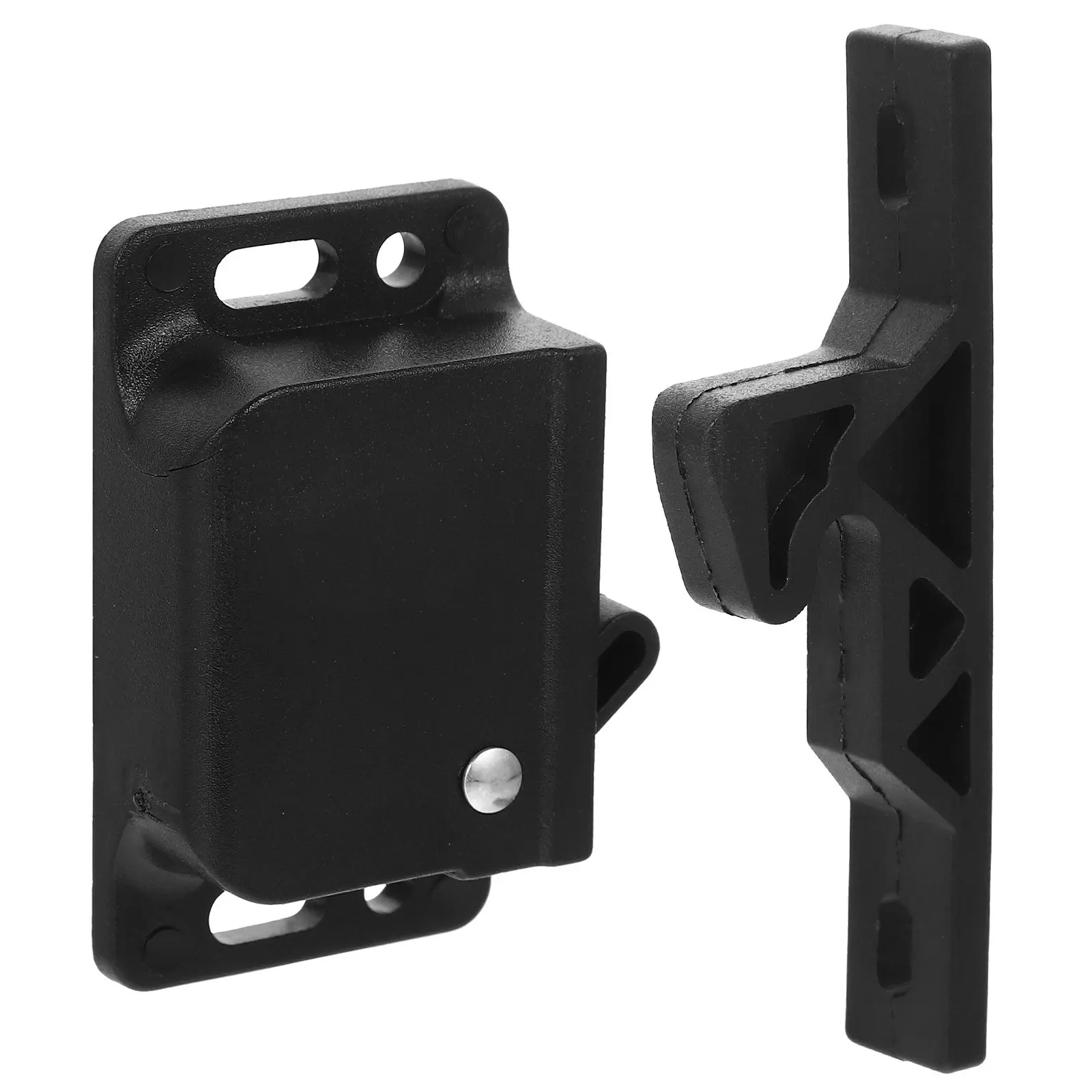 

1Set Side Mounted Rv Drawer Latch ABS Cabinet Door Catch for Rv Kitchen Bathroom Office Home Use Push Open Camper Trailer