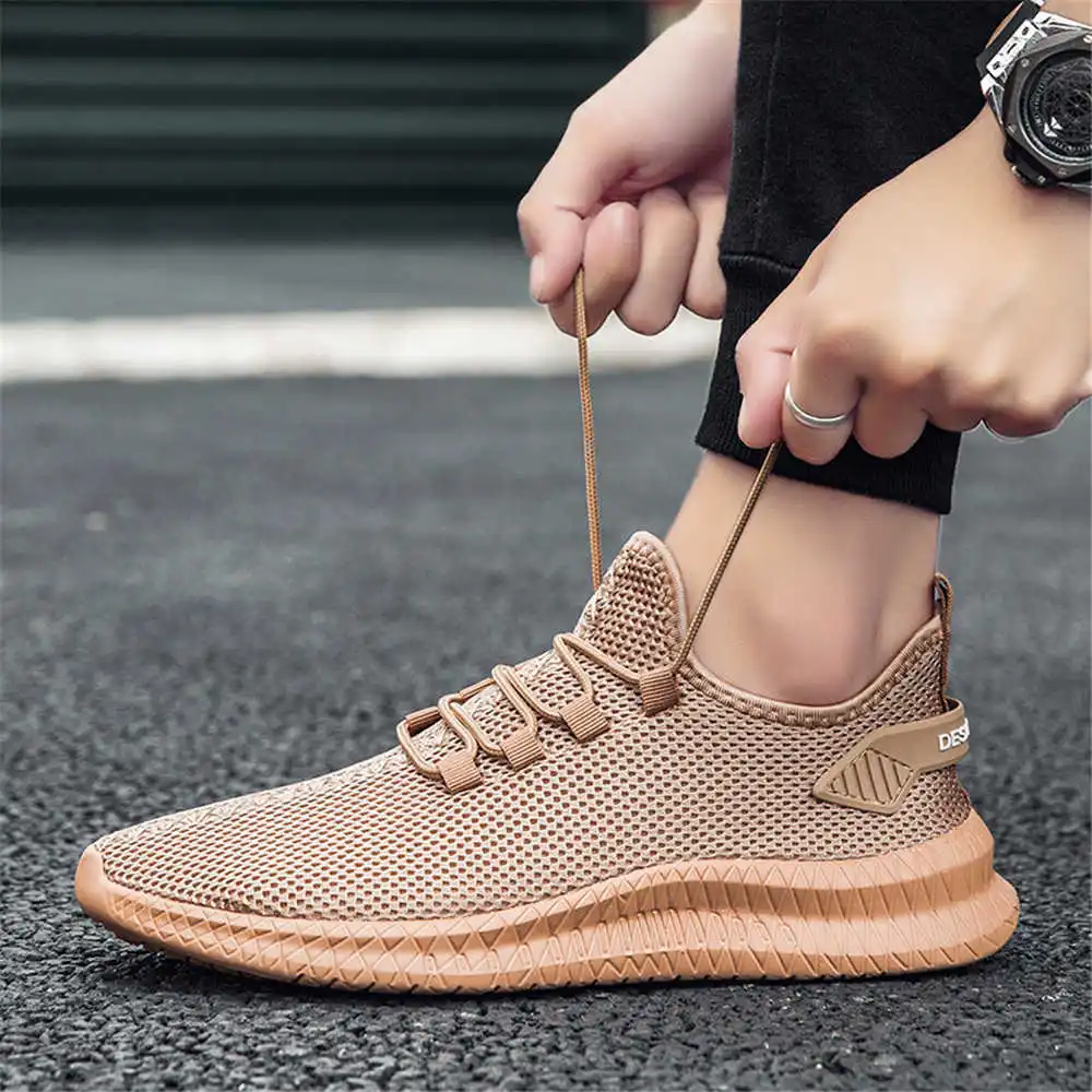 With Ties 39-45 Man's Fashion Shoes Woven Orange Boot Sneakers Sports New Arrival Teniss Particular Drop Shipping