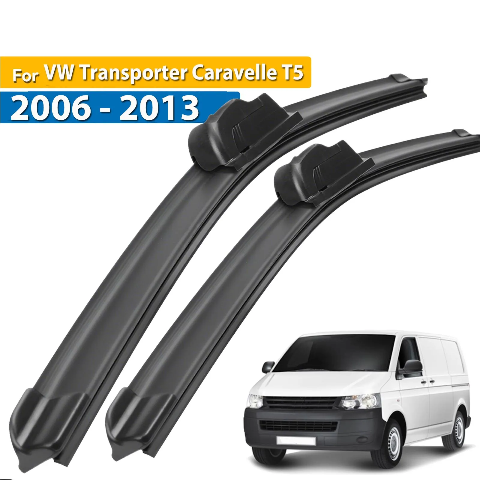 

Erick's Wiper LHD Front Wiper Blades For VW Transporter Caravelle T5 2006 - 2013 Windshield Windscreen Window Car Brush 24"+24"