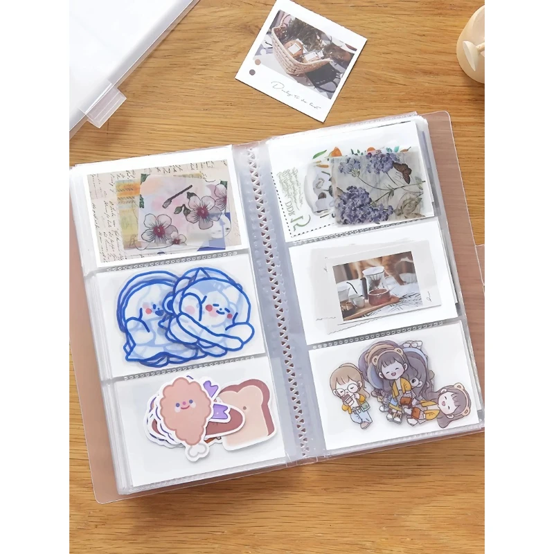 フォトアルバム内容 120/240スロットアルバム フォトブック収納ブック スナップアンドミックスブック アニメスターカード アイドルグッズ 電車チケット