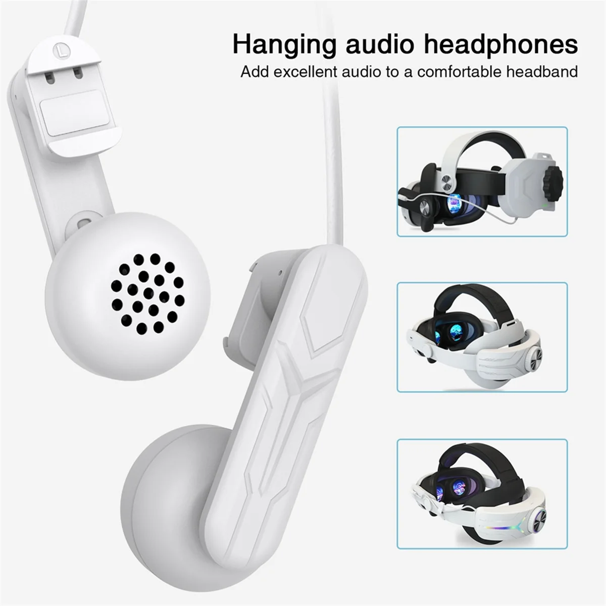 New Model Suitable for Meta Quest3 Accessories Independent Headset Quest2 Headset High-Quality Speaker VR Accessories