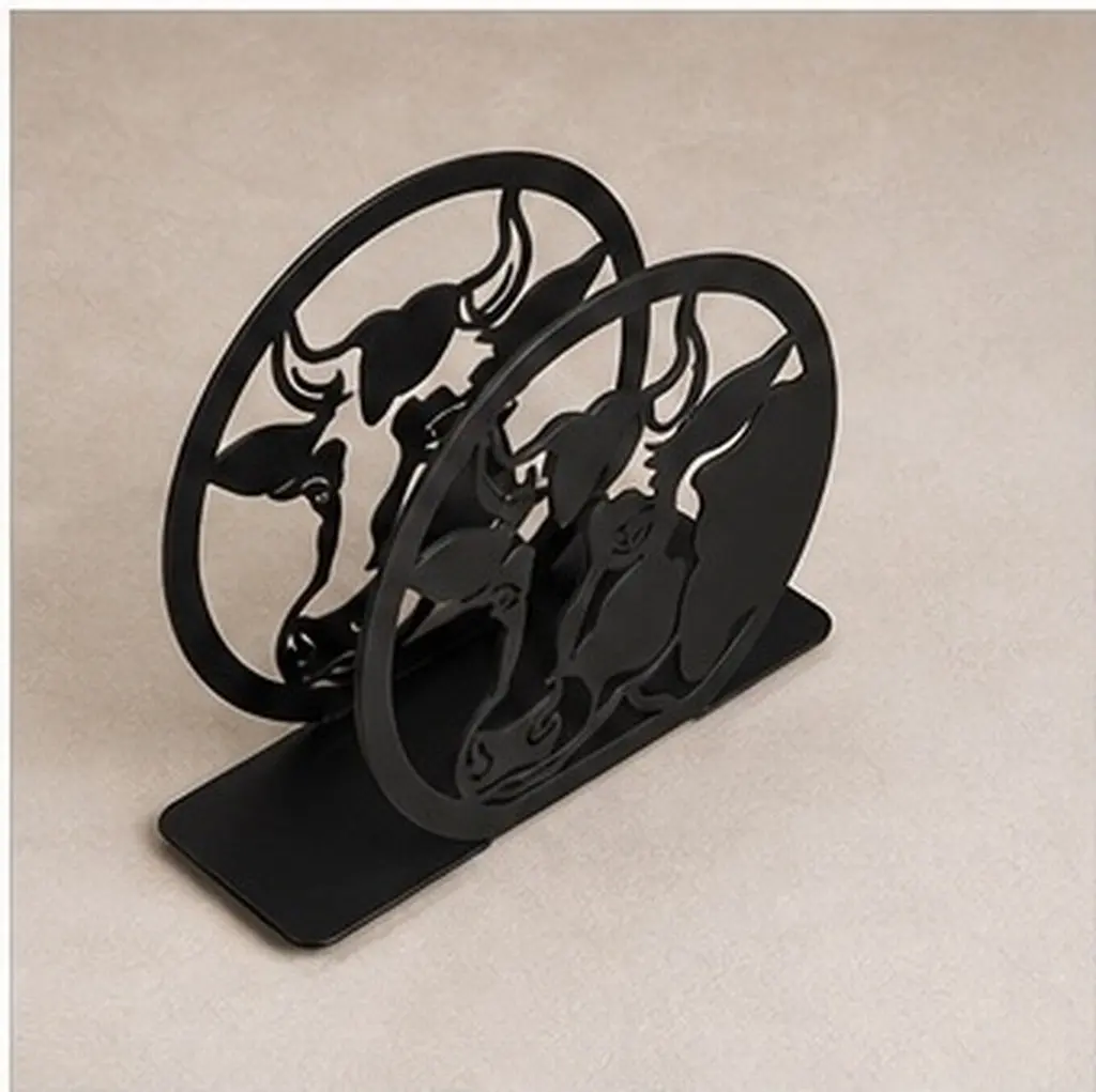 1Pcs Modern Minimalist Iron Napkin Holder Tissue Stand for Kitchen Desk Hotel Decor Smooth Lines Stylish Desktop Ornament Paper