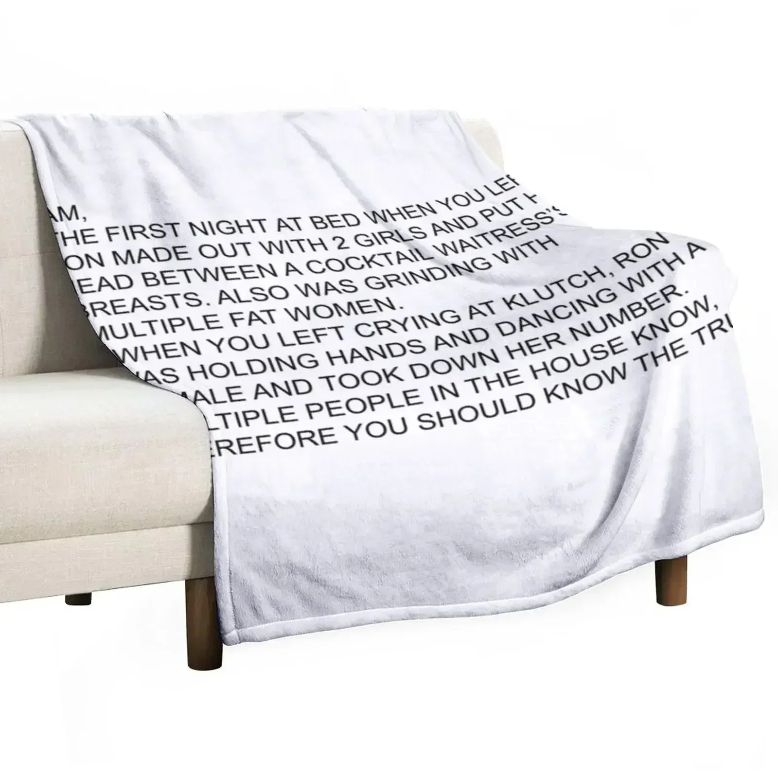 Jersey Shore The Note Throw Blanket Beautifuls Retros Comforter warm for winter Luxury Thicken Luxury Throw Blankets