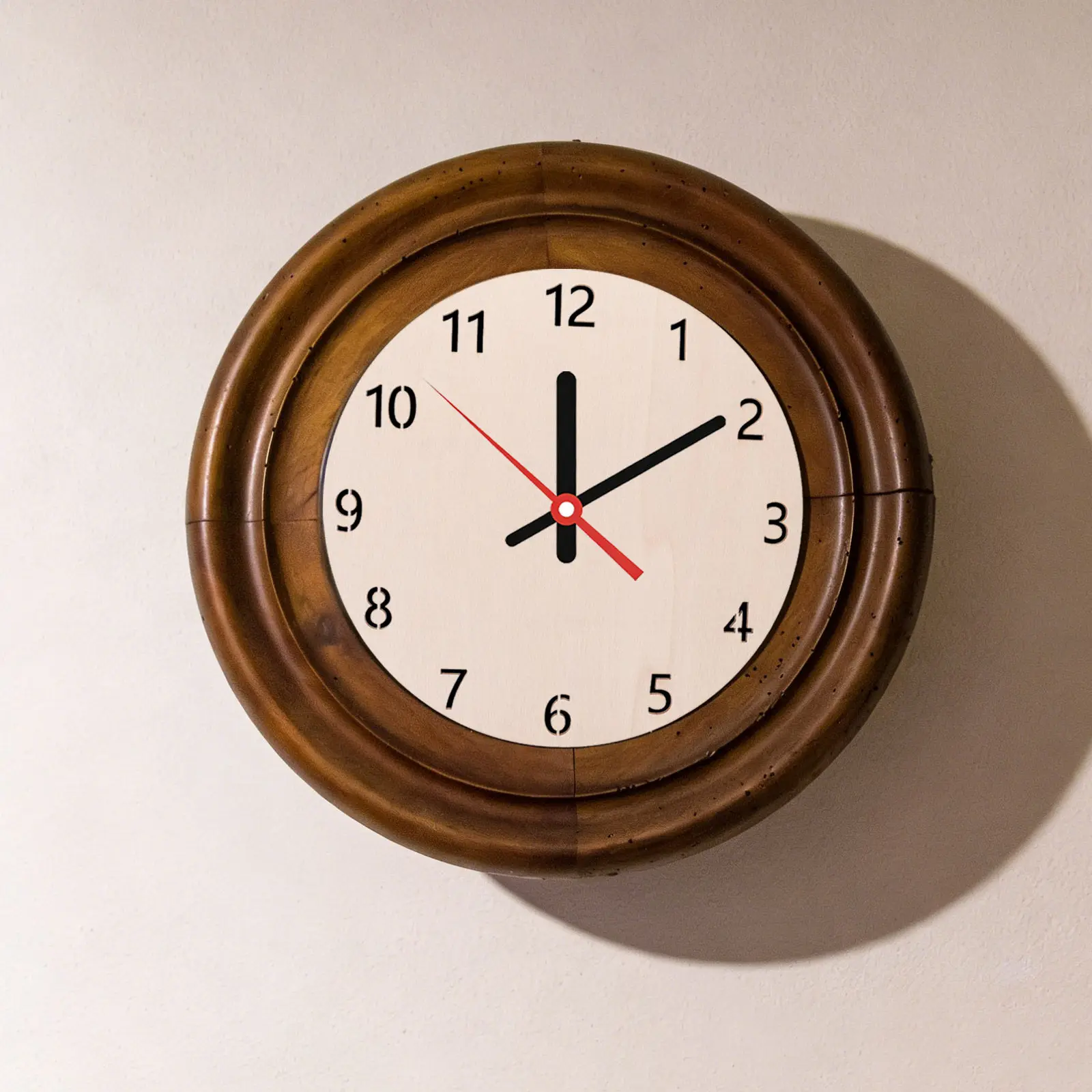 

4Pcs Wooden Clock Face Blank Round Unfinished Dial DIY Wood Clock Dial Craft Painting Wall Decor Wall Clocks Wood