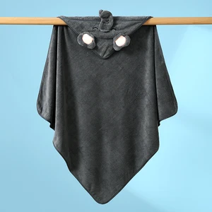 Cartoonhandtuch mit starker Wasserabsorption, glatte Babydecke, Badvorräte, Polyesterfaser, 1 Packung 8 Hauptverkaufsstoff Baby - №1