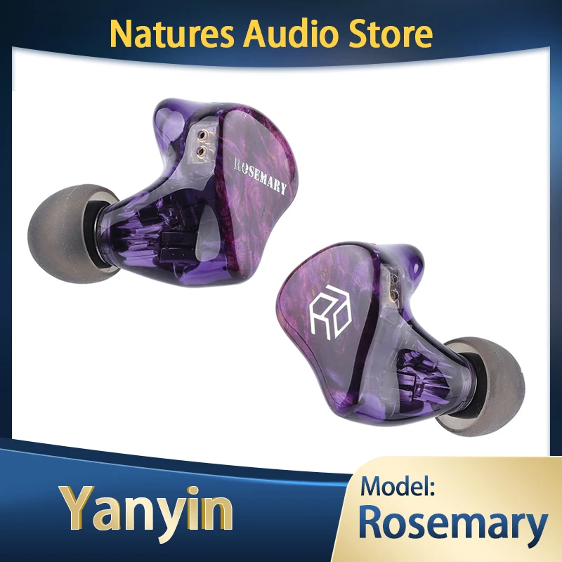 

Yanyin Rosemary 8BA + 1 DD Hybrid Dynamic Drive HiFi Audiophile In-ear Earphones Monitor IEMs with Detachable Cable 0.78mm 2pin