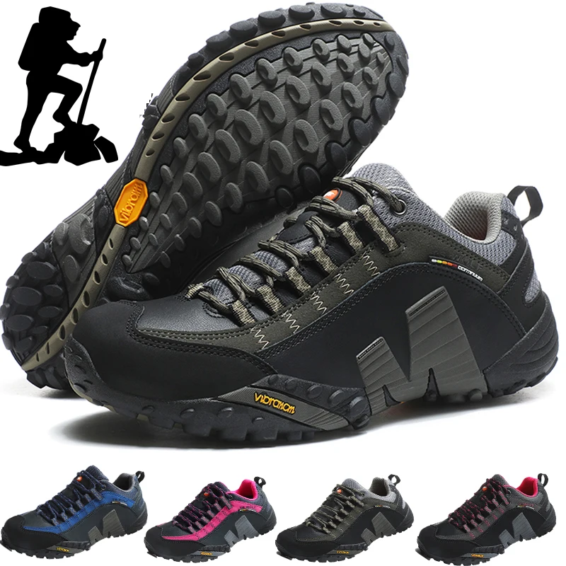 Zapatos de senderismo al aire libre para hombres y mujeres, zapatos de pareja impermeables, a prueba de viento, antideslizantes, deportes de viaje de ocio, nuevos