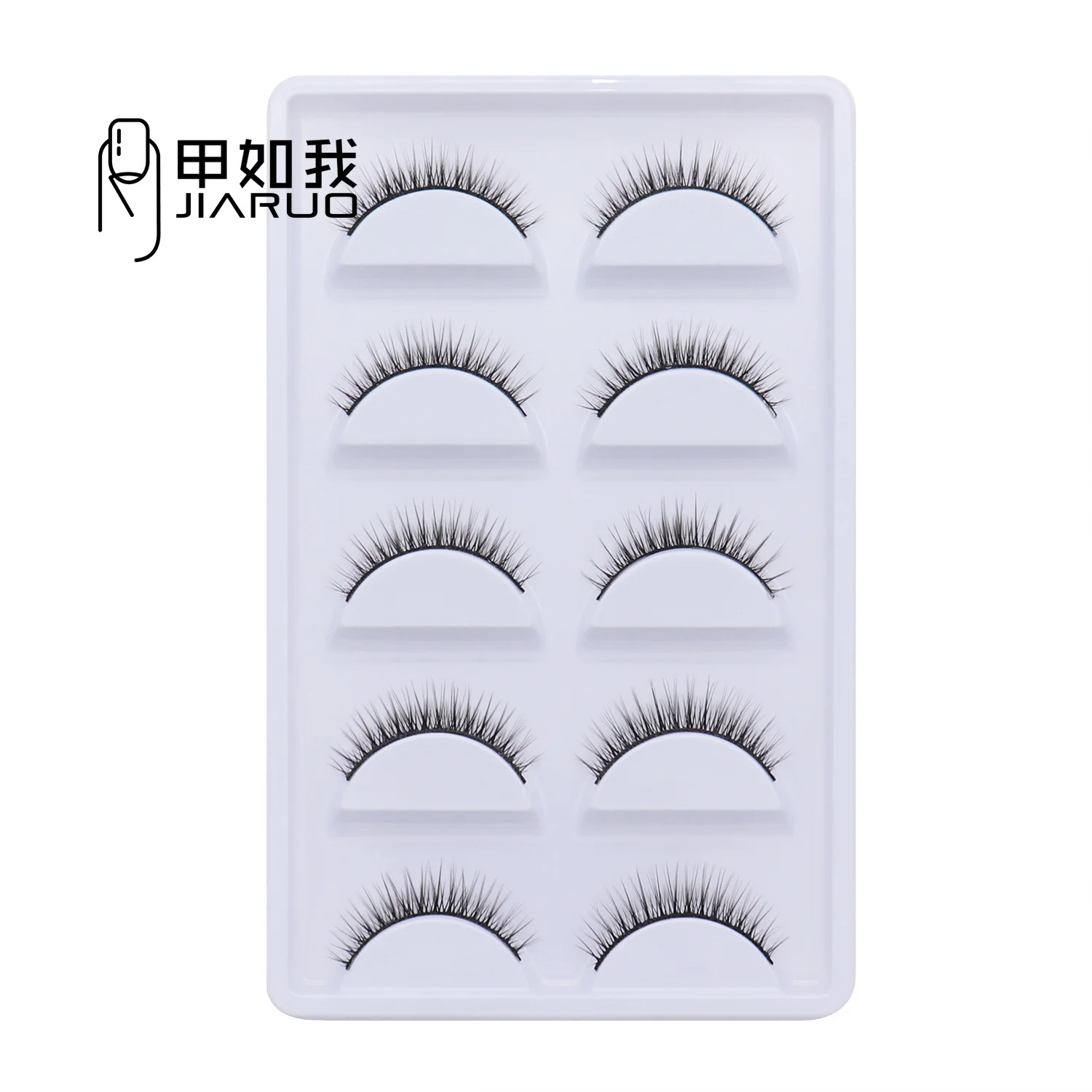 5/10Pairs lashes false eyelashes eye fake lash eyelash extension natural set wispy lashes supplies tools beauty cross individual