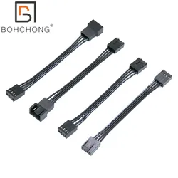 2pcs 4Pin CPU Fan Male to Female Extension Adapter Cable 4Pin Male to Male Customized 4Pin PWM Cooling Fan Cables 10/30/50/100cm