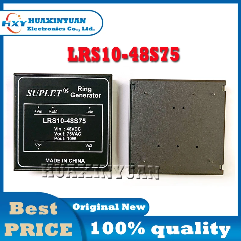 1PCS/LOT LRS10 Original Power Supply Module LRS10-48S75  Voltage Input 48V  Voltage Output 75V Output Power 10W Ic Chip In Stock