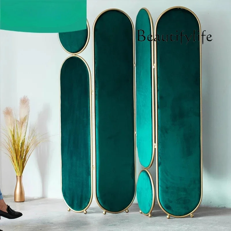 Simple screen modern c partition decoration folding removable fabric bedroom shelter home