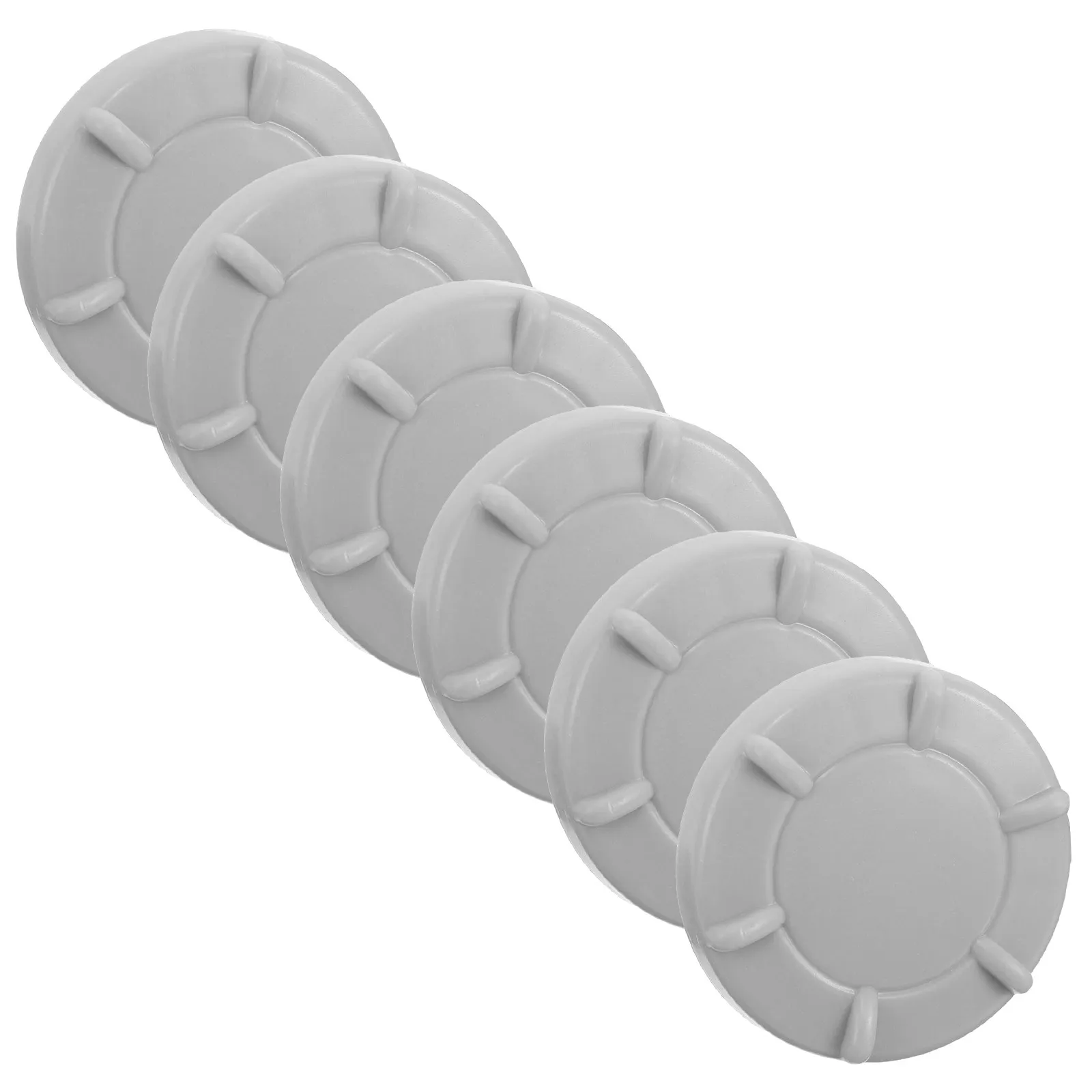 6 pièces de capuchons de vis pour toboggans d'enfants, capuchons de fixation en plastique, compatibilité universelle, résistants aux intempéries, accessoire pour toboggan.