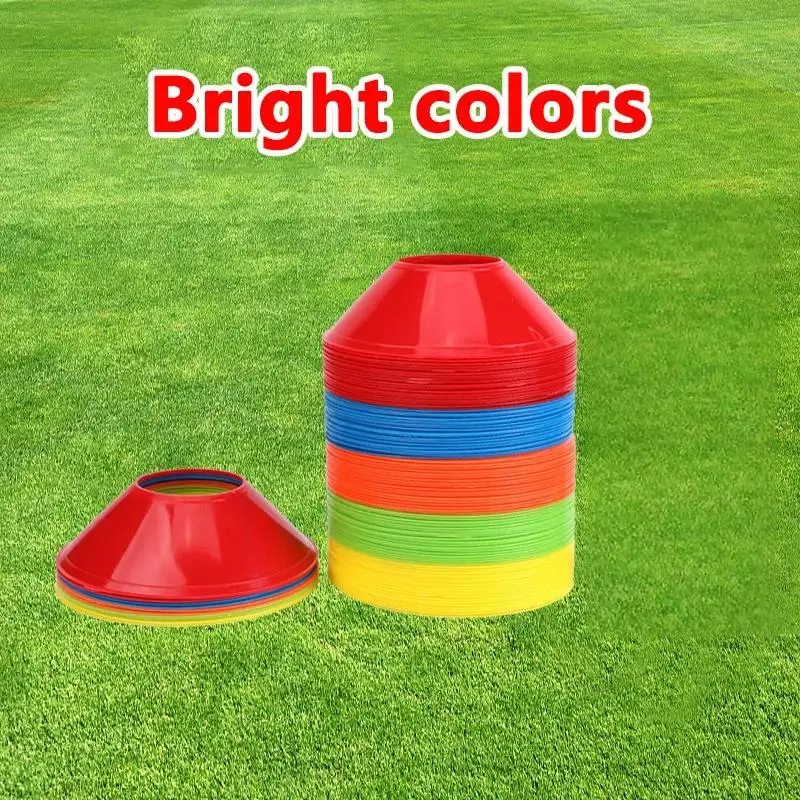 10 قطعة علامة تدريب كرة القدم القرص علامة عقبة مخروط الاطفال/الكبار خفة الحركة ممارسة تجنب العوائق كرة القدم إكسسوارات رياضية