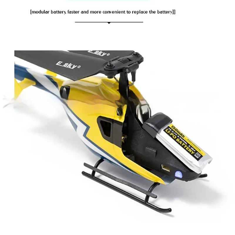 新型Esky 150ec RC飛行機 1:68 4チャンネル 6軸ミニRCヘリコプター 2.4G RC EC135飛行機モデル 高度維持 Lo Hiモード ギフト