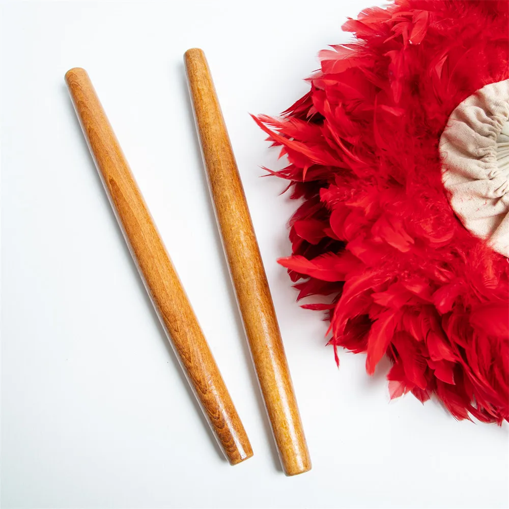 Hawaiian Hula Dance Kalaau Stick 30CM Dancing Rhythm Sticks by Polished Hardwood for Excellent Sound Musical Instruments